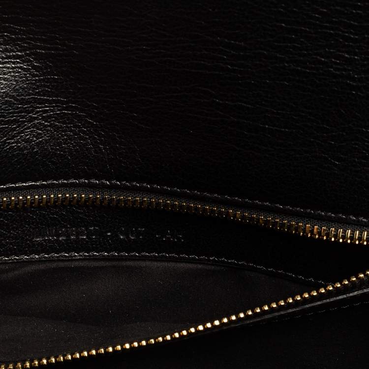 Pre Owned Tom Ford Black Leather Natalia Convertible Clutch