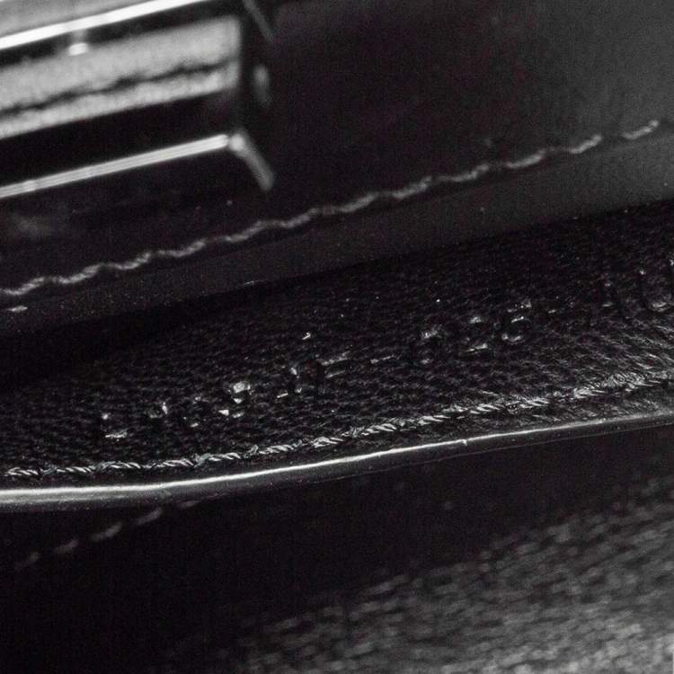Pre Owned Tom Ford Metallic Python Small T Lock Shoulder Bag