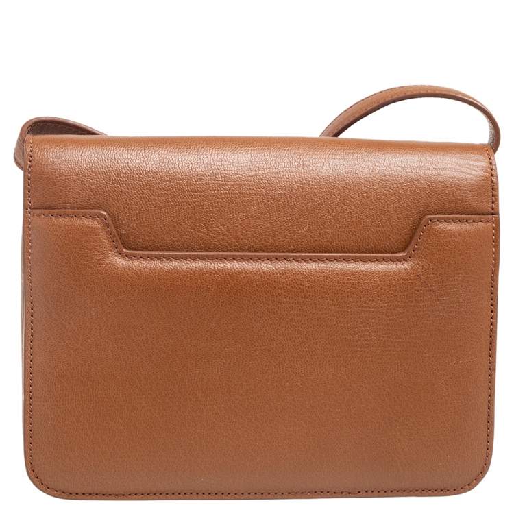 Pre Owned Tom Ford Brown Leather Small Natalia Shoulder Bag