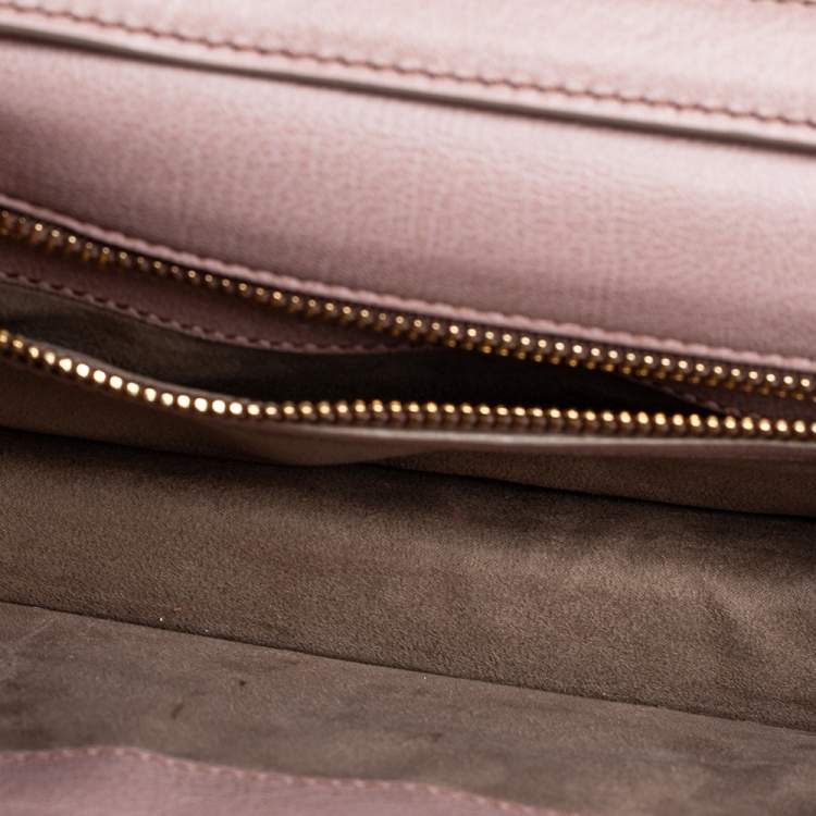 Pre Owned Tom Ford Pink Leather Natalia Convertible Clutch