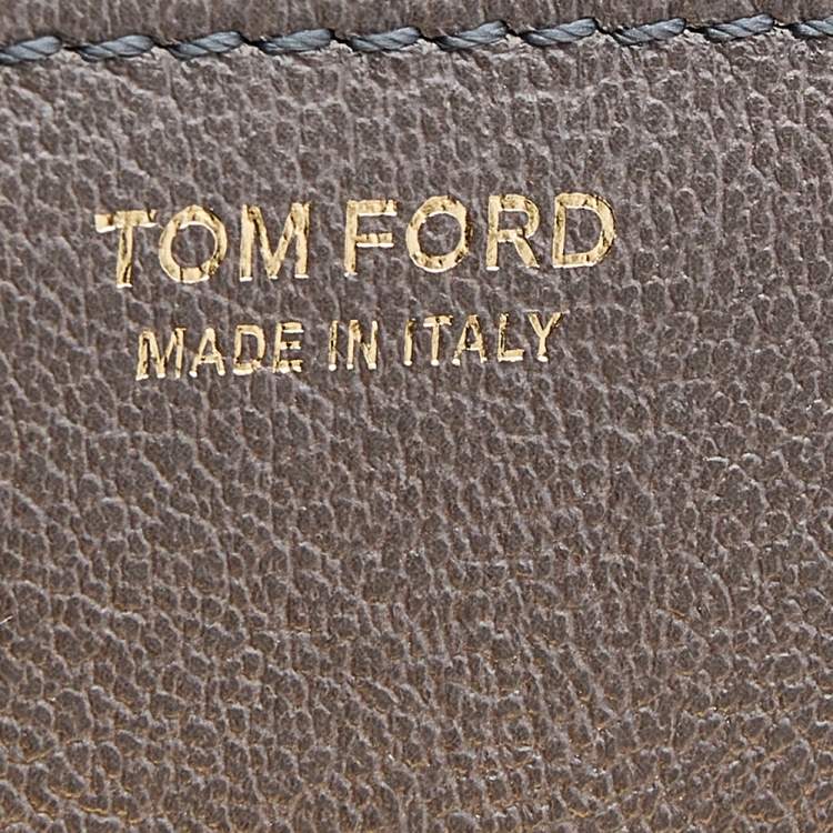 Pre Owned Tom Ford Brown Leather Small Natalia Shoulder Bag