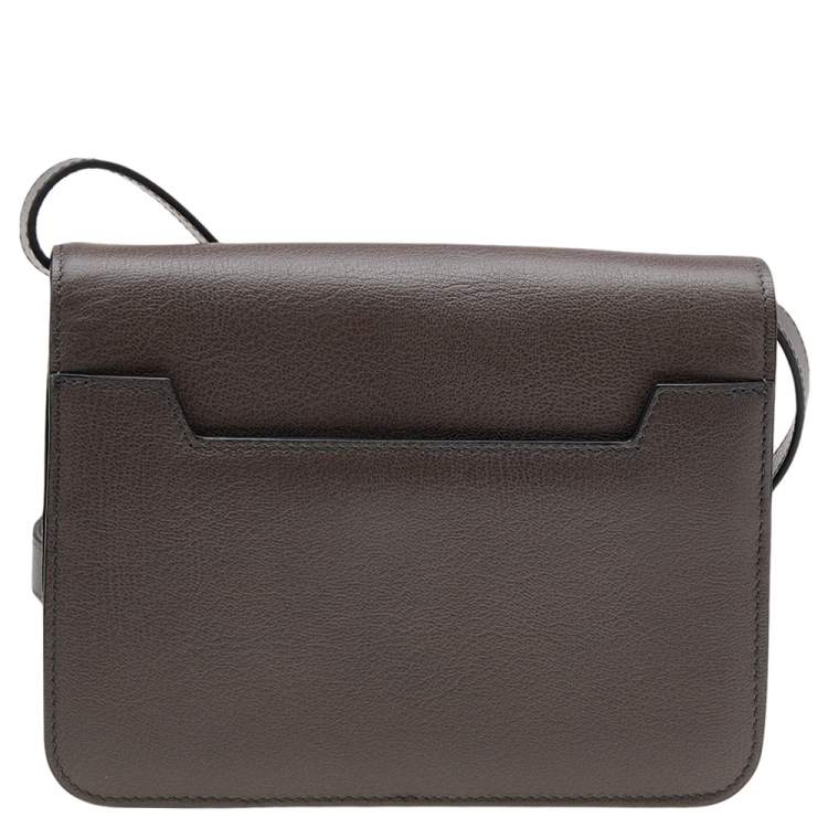 Pre Owned Tom Ford Brown Leather Small Natalia Shoulder Bag