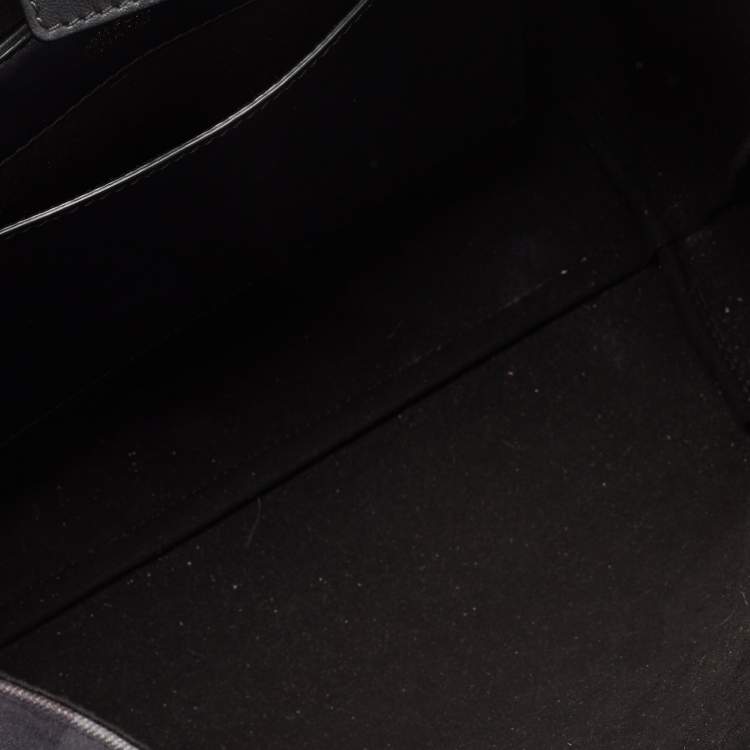 Pre Owned Tom Ford Blue/Black Denim and Leather Tara Tote