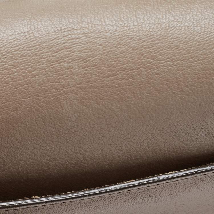Pre Owned Tom Ford Grey Leather Medium Natalia Crossbody Bag
