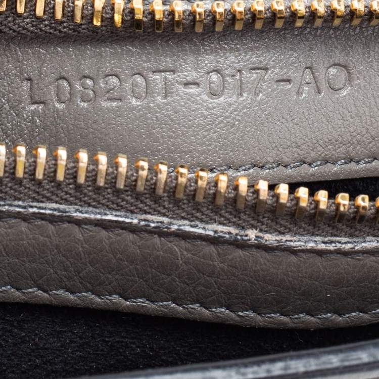 مملوكة مسبقًا Tom Ford Grey Leather Small Natalia Crossbody Bag