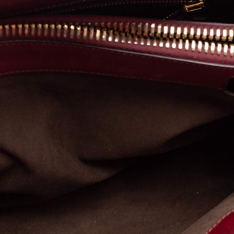 Pre Owned Tom Ford Red Leather Charlotte Tote