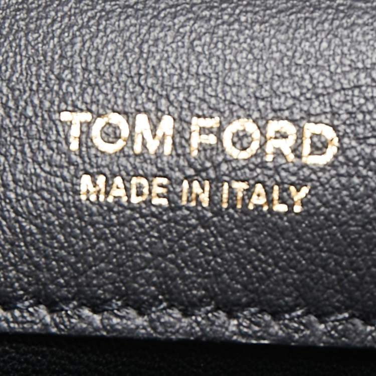 Pre Owned Tom Ford Purple Velvet Mini Natalia Shoulder Bag