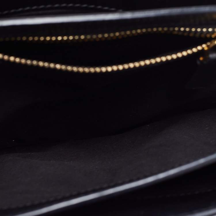 Pre Owned Tom Ford Black Leather Small Natalia Crossbody Bag