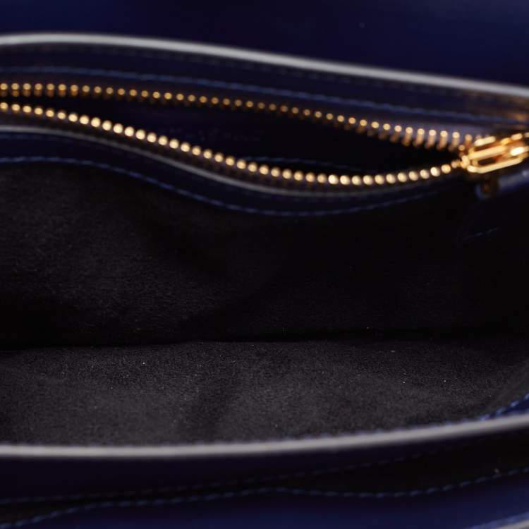 Pre Owned Tom Ford Blue Python Small Natalia Crossbody Bag