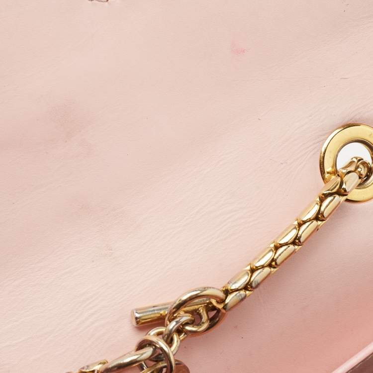 Pre Owned Tom Ford Pink Python Sienna Chain Shoulder Bag
