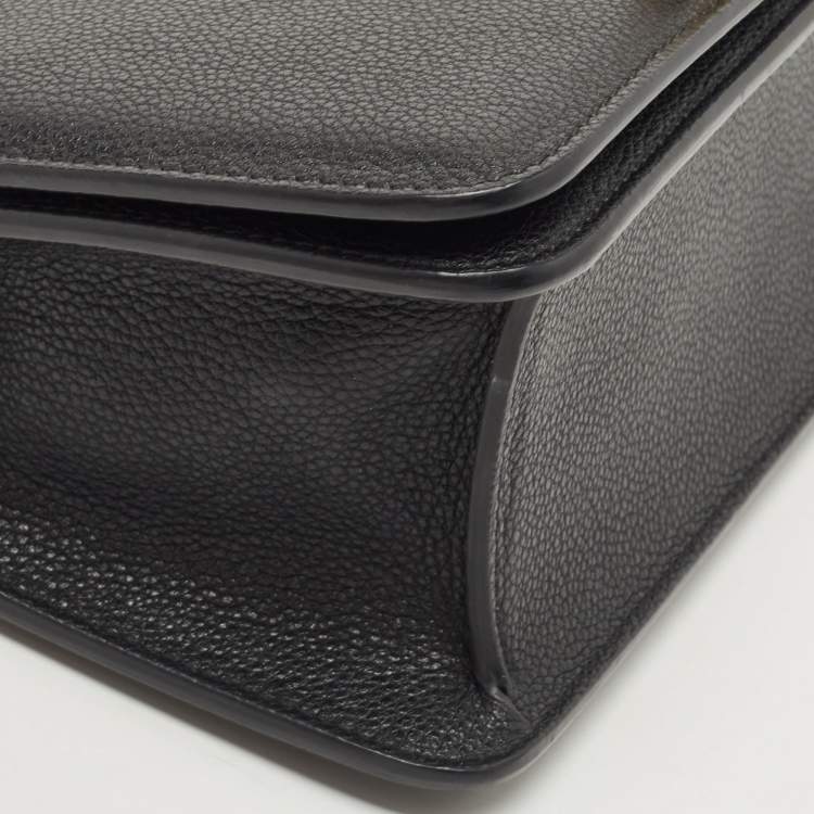 Pre Owned Tom Ford Black Leather Tara Chain Shoulder Bag