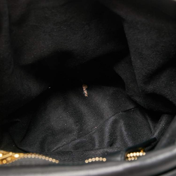 Pre Owned Tom Ford Black Leather Icon TF Tote