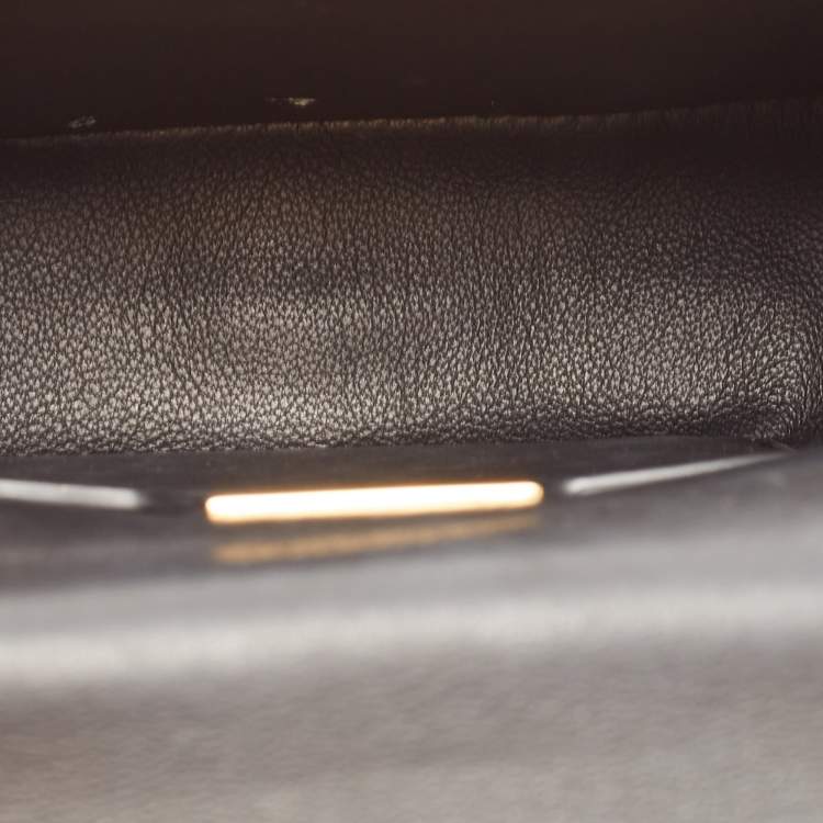 Pre Owned Tom Ford Grey/Gold Shimmer Python Mini Natalia Shoulder Bag
