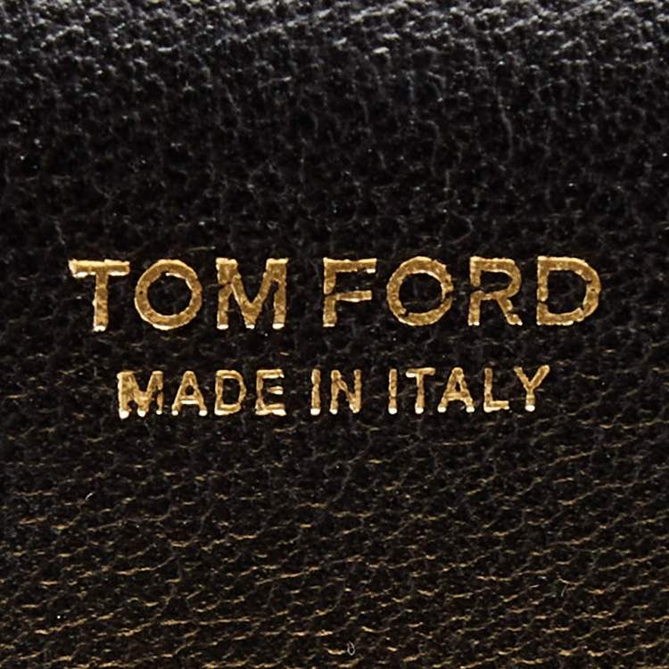 Pre Owned Tom Ford Black Leather Natalia Crossbody Bag