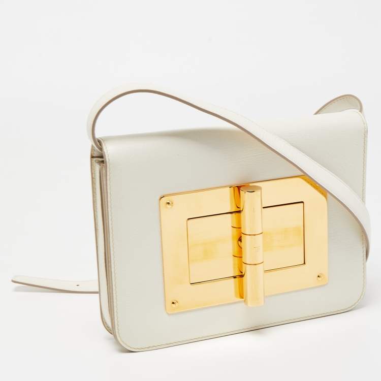 Pre Owned Tom Ford Off White Small Natalia Crossbody Bag