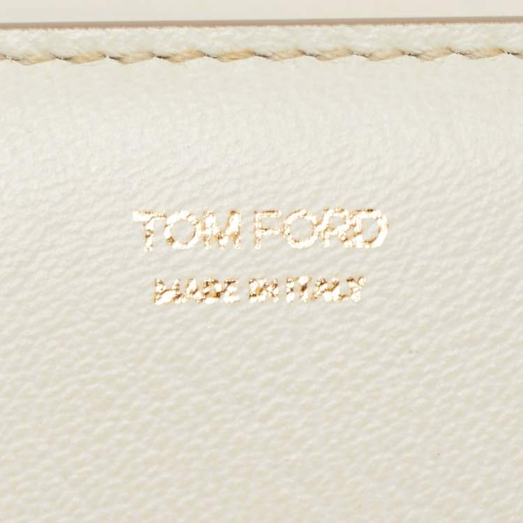 Pre Owned Tom Ford Off White Small Natalia Crossbody Bag