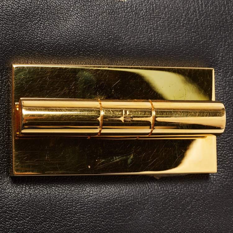 Pre Owned Tom Ford Black Leather Small Natalia Crossbody Bag