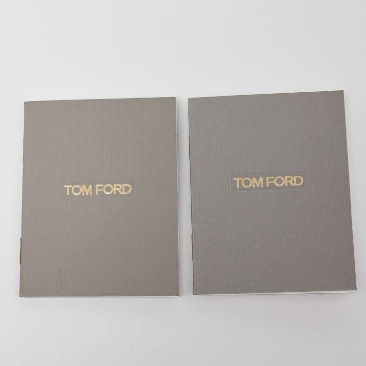 Pre Owned Tom Ford Brown Leather Twist Lock Zip Crossbody Bag