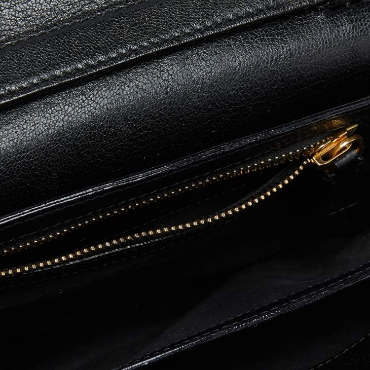 مملوكة مسبقًا Tom Ford Black Leather Small Natalia Shoulder Bag