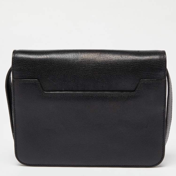 مملوكة مسبقًا Tom Ford Black Leather Small Natalia Shoulder Bag