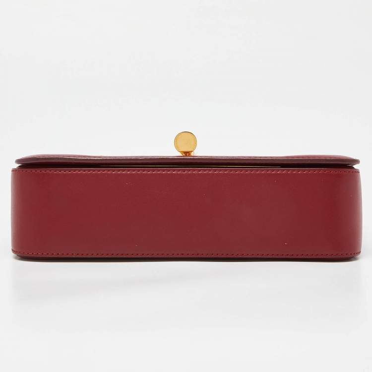 Pre Owned Tom Ford Red Leather Natalia Chain Shoulder Bag