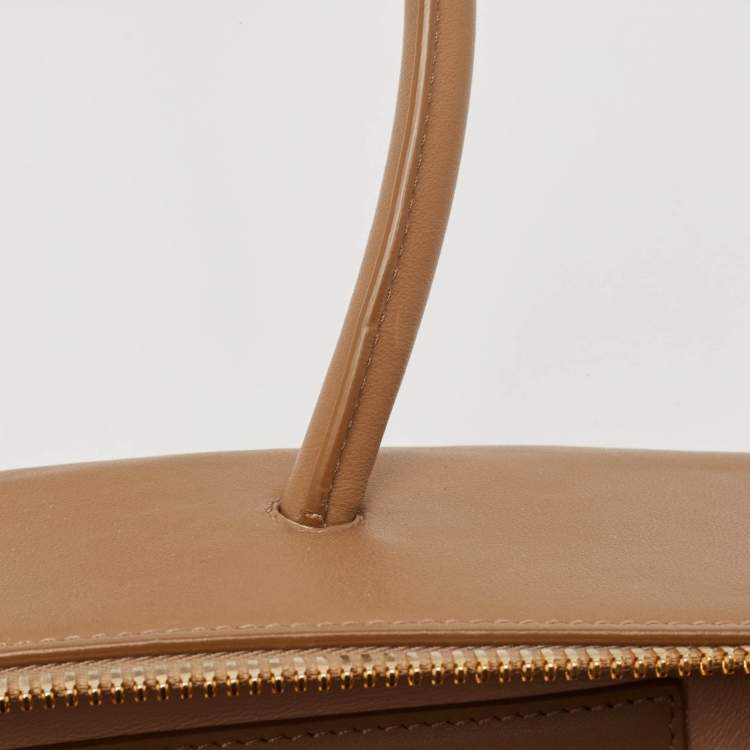 Pre Owned Tom Ford Brown Leather Samantha Boston Bag