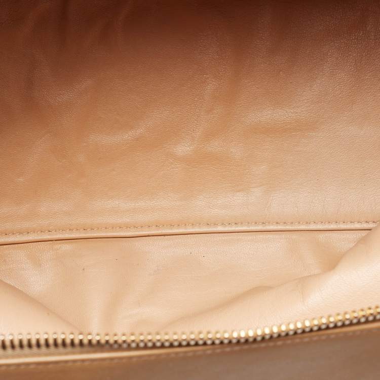 Pre Owned Tom Ford Brown Leather Samantha Boston Bag