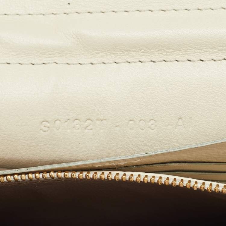 Pre Owned Tom Ford Beige Python Flap Wallet on Chain