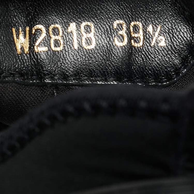 Pre Owned Tom Ford Black Mesh and Neoprene jago Lace Up Sneakers Size 39.5