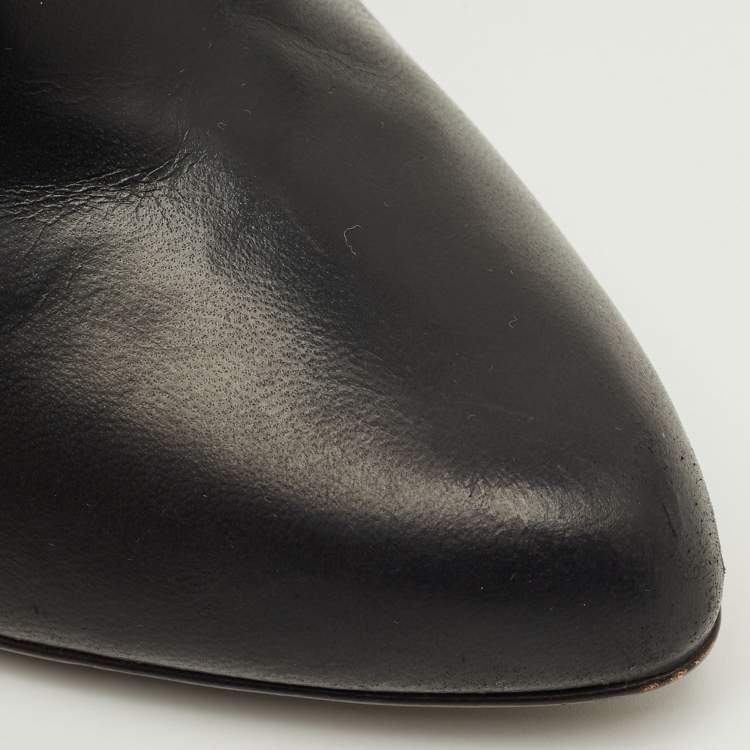 مملوكة مسبقًا Tom Ford Size 41 Black Leather Booties