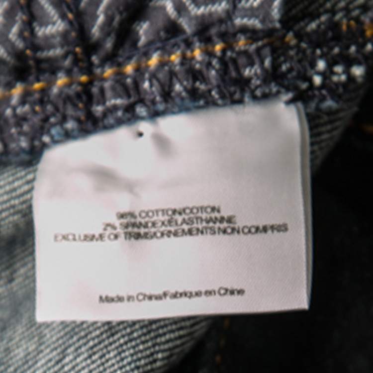 Pre Owned Tory Burch Indigo Dark Wash Denim Classic Boot Cut Jeans M