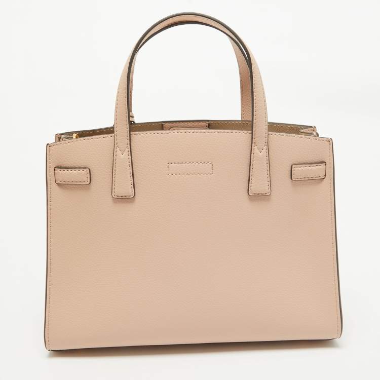 Pre Owned Tory Burch Dusty Pink Leather Small Robinson Satchel