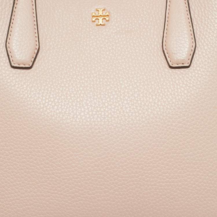 Pre Owned Tory Burch Pink Leather Small Blake Tote