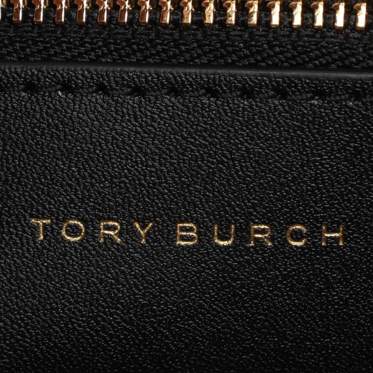 Pre Owned Tory Burch Robinson Small Black Leather Satchel