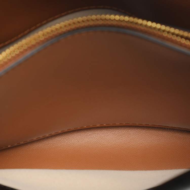 Pre Owned حقيبة كتف توري بورش لي رادزيويل جلد سوداء