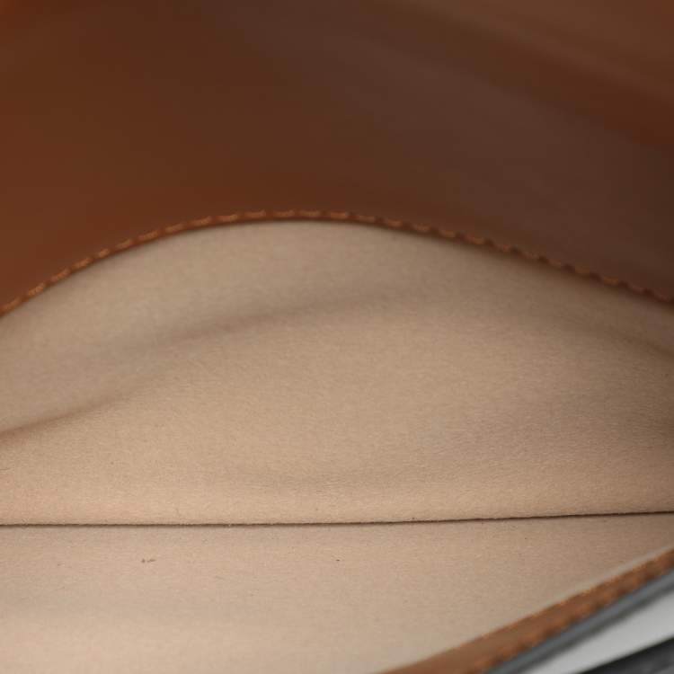 Pre Owned حقيبة كتف توري بورش لي رادزيويل جلد سوداء