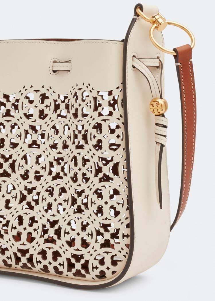 Pre Owned Tory Burch White - Leather - Crossbody Bag