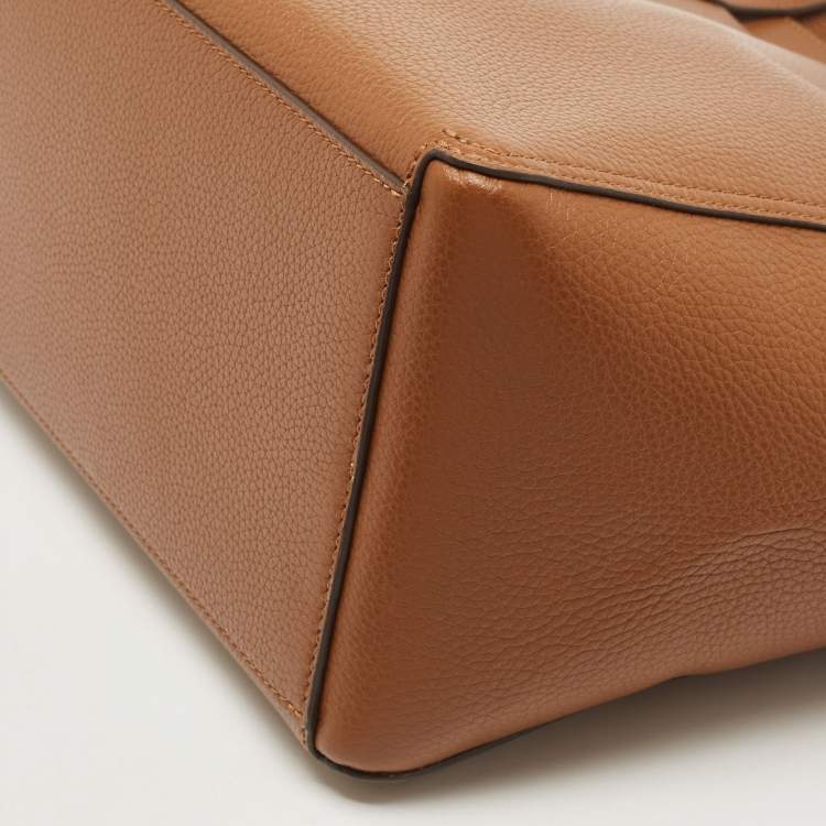 Pre Owned Tory Burch Brown Leather Blake Tote