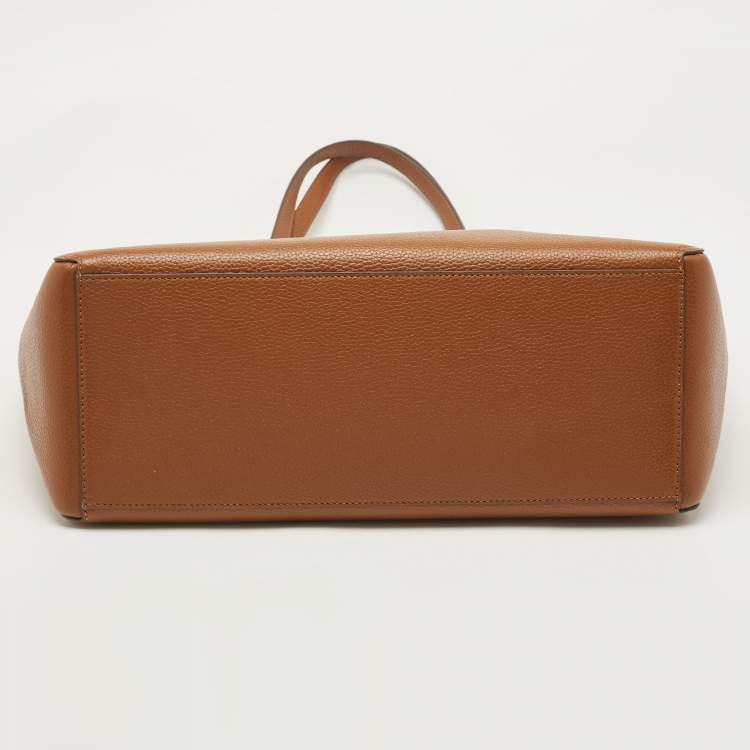 Pre Owned Tory Burch Brown Leather Blake Tote