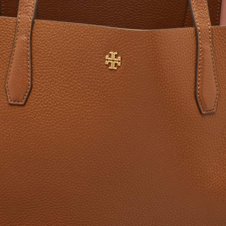 Pre Owned Tory Burch Brown Leather Blake Tote