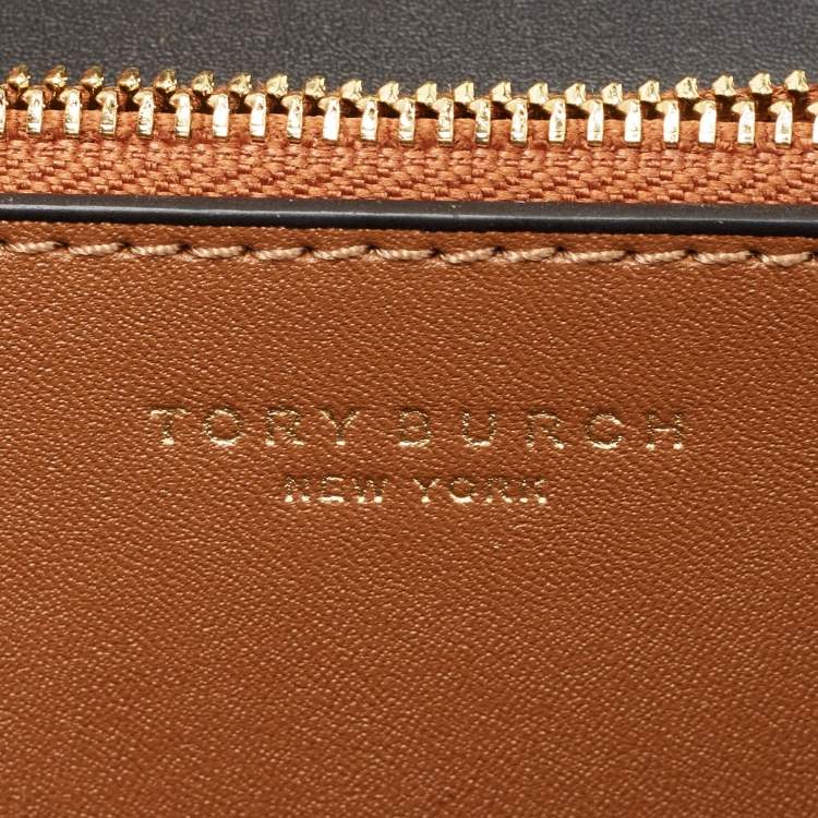 Pre Owned Tory Burch Black Leather Small Convertible Eleanor Shoulder Bag