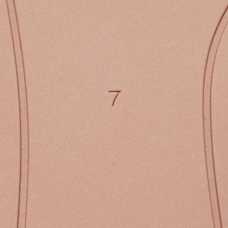 Pre Owned Tory Burch Beige Suede Everly Crystals Flat Slides Size 37
