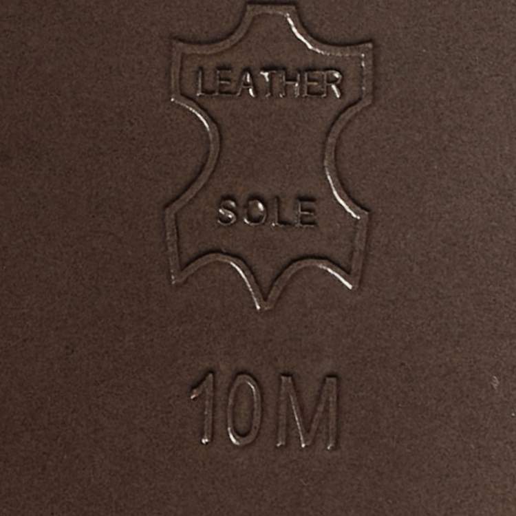 Pre Owned Tory Burch Brittania 100 MM Size 40 Black Suede Ankle Strap Sandals