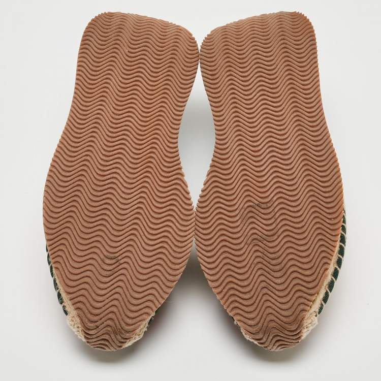 مملوكة مسبقًا Tory Burch Multicolor Printed Knit Fabric and Leather Daisy Slip On Sneakers Size 38