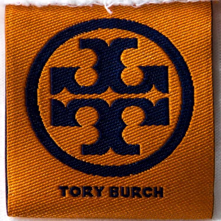 Pre Owned Tory Burch White Cotton Turquoise Bead Embellished T Shirt XL