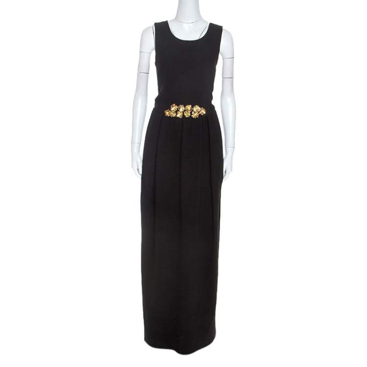CLEARANCE Audrey Hepburn-style Black Satin Evening Dress. Cream Crepe Satin  Tie-belt. Black Ballgown. Prom Dress. - Etsy