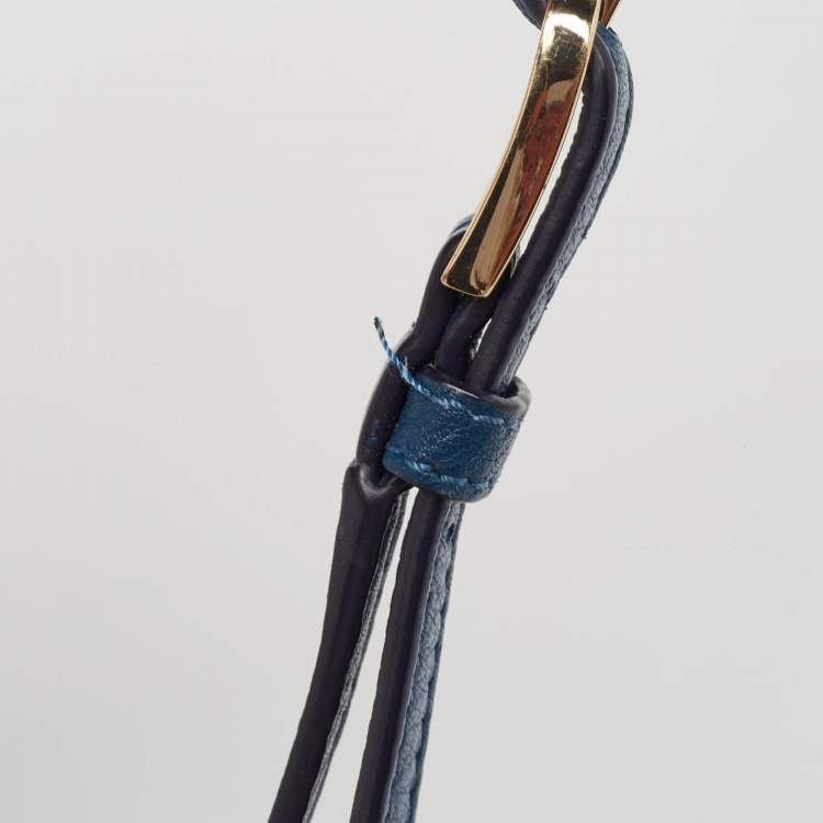 مملوكة مسبقًا Tory Burch Blue Leather Thea Crossbody Bag