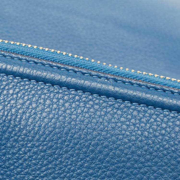 مملوكة مسبقًا Tory Burch Blue Leather Thea Crossbody Bag