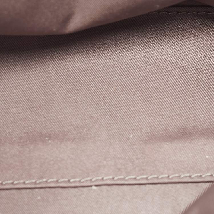 Pre Owned Tory Burch Grey Quilted Leather Fleming Shoulder Bag