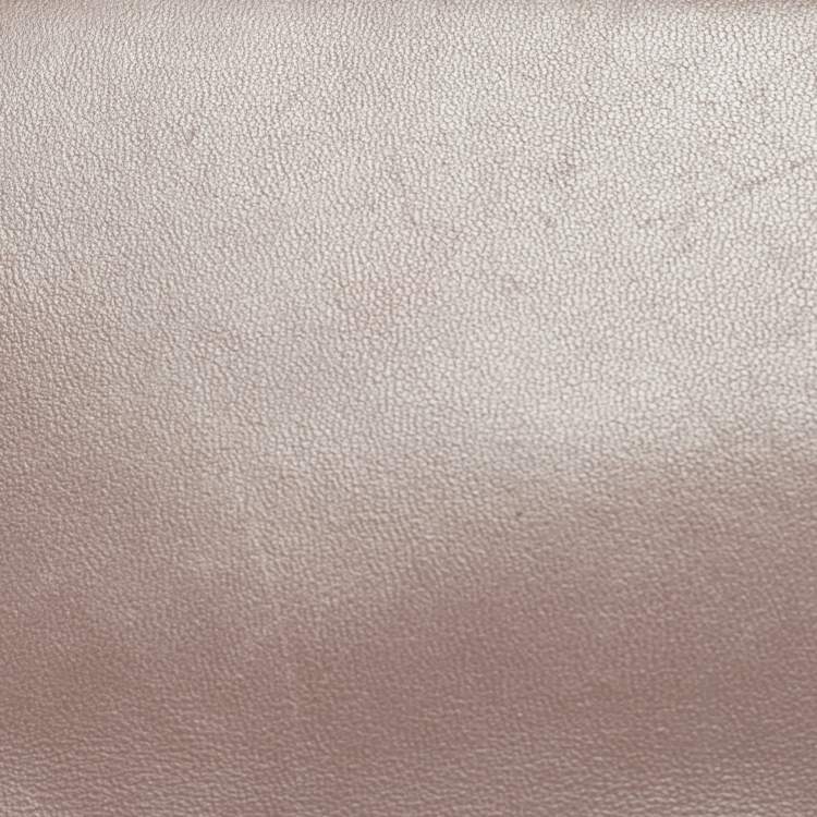 Pre Owned Tory Burch Grey Quilted Leather Fleming Shoulder Bag